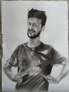 Man Pencil Drawing